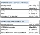 Azami Süre Sınavları Hakkında